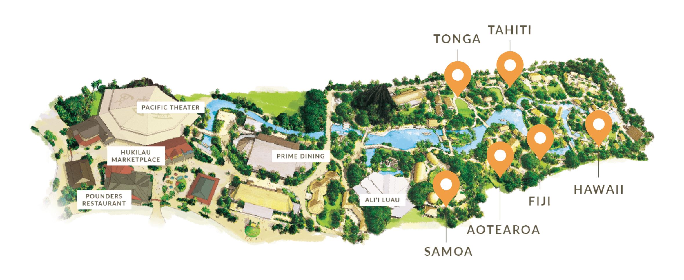 Polynesian Cultural Center Seating Chart