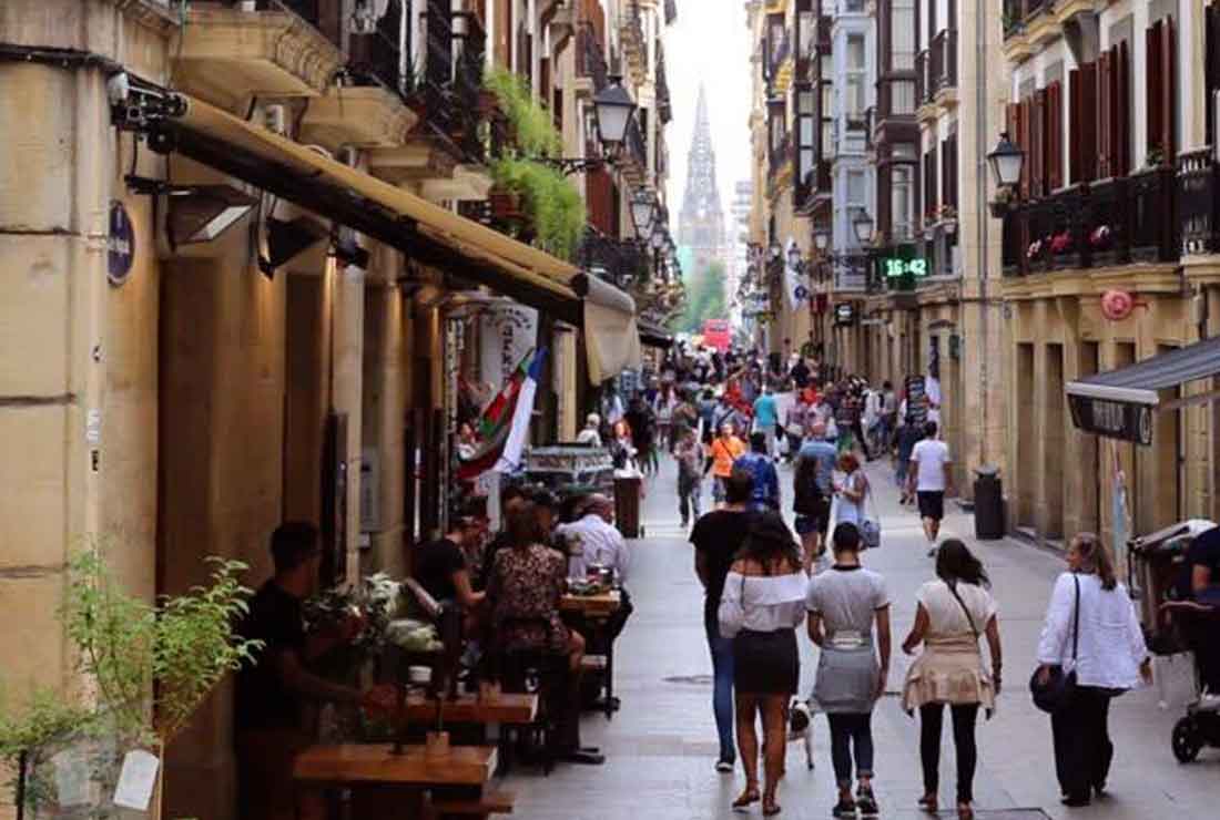 サン・セバスチャンの街並み